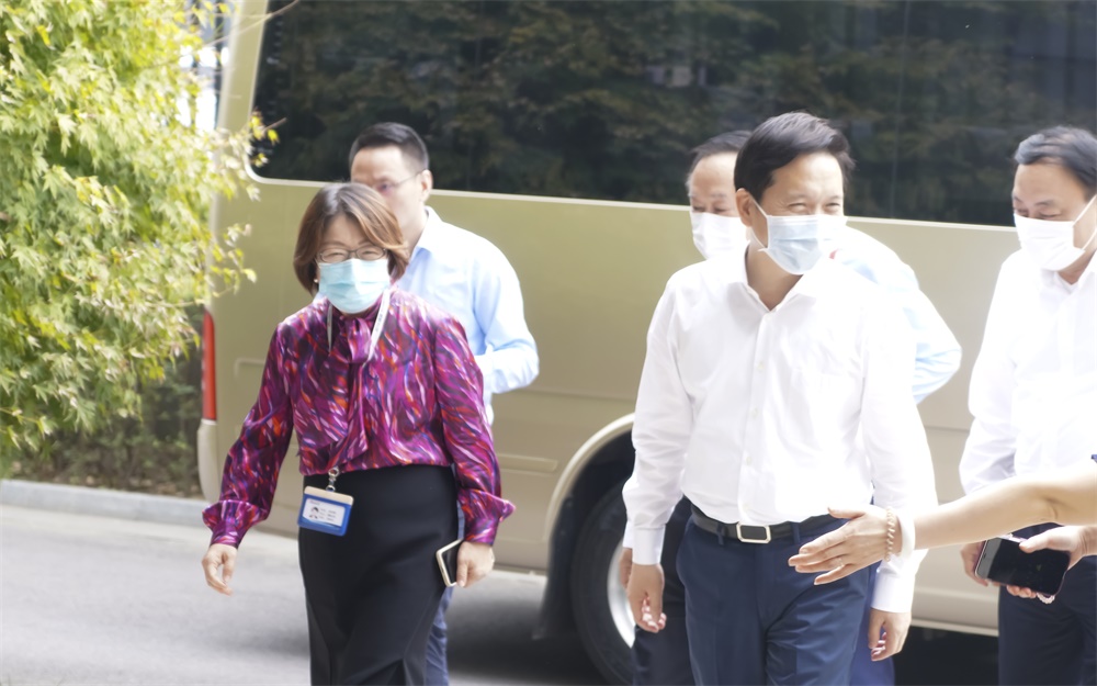 赵一德省长莅临pp电子科技现场调研